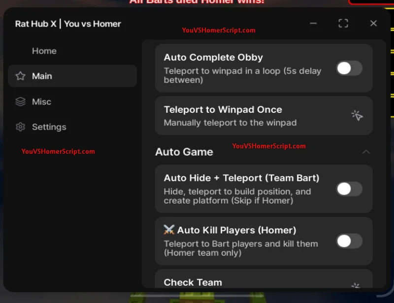 Rat hub x Script You VS Homer